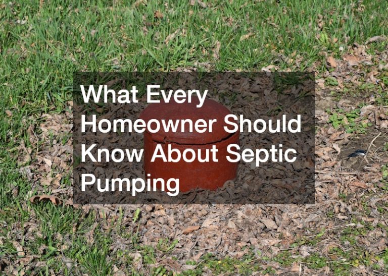 Septic Pumping Knowledge